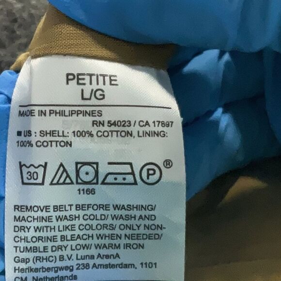 NEW BANANA REPUBLIC 100% Cotton Poplin Long Sleeve Midi Shirt Dress Old Money L - Picture 7 of 7